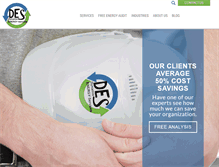 Tablet Screenshot of dynamixenergyservices.com